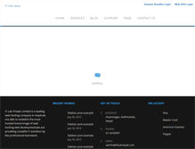 Tablet Screenshot of ithubnepal.com